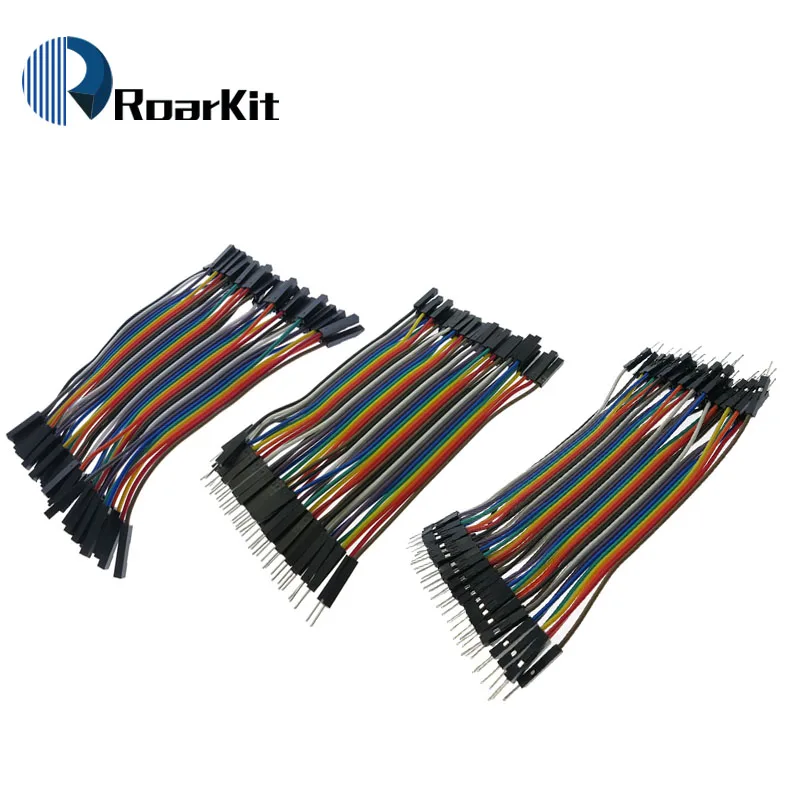 

Dupont line 120pcs 10cm male to male + male to female and female to female jumper wire Dupont cable for Arduino