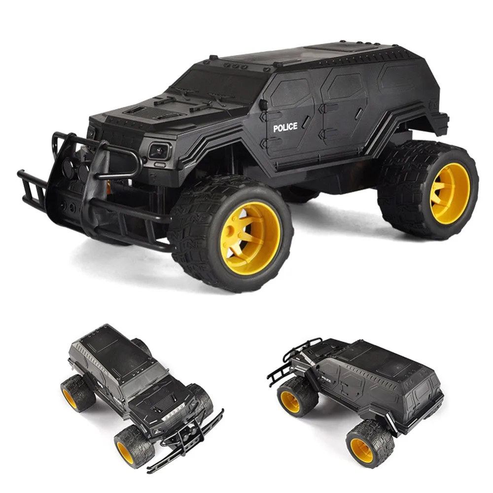 

For Double Eagle 1:12 Simulation Ratio Special Police Explosion-proof Car E320-001 Children's Electric Remote Control Car Toy