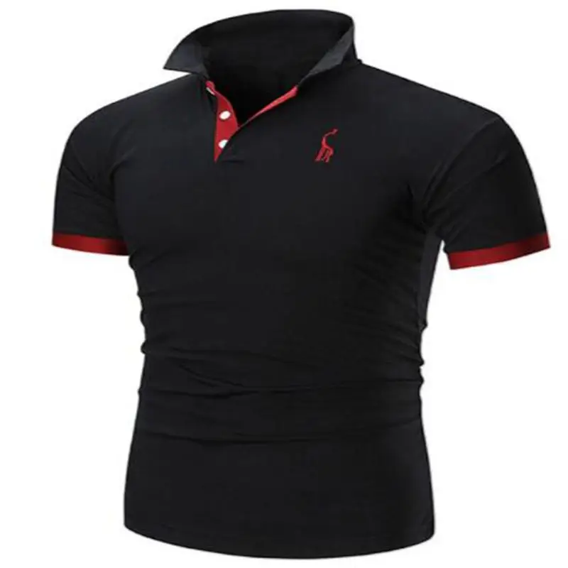

New Fashion best price Men Polo Shirt Mens Cotton Short Sleeve Shirt Sportspolo Jerseys Golftennis Plus Size Camisa Polos Homme