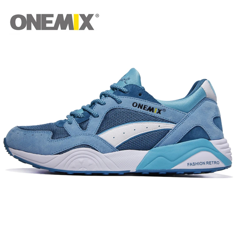 ONEMIX Unisex Casual Shoes Men Running Shoes Soft High Rebound Outsole Breathable Mesh Trail Trainers Outdoor Sport Sneakers