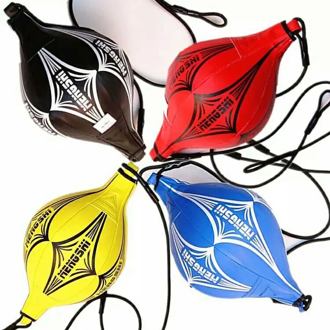 

Boxing Speed muay thai boxeo Bag saco de boxeo Ball with Inflator Gourd Hook Pear Double End Boxing Ball for Muay Thai Boxing Pu