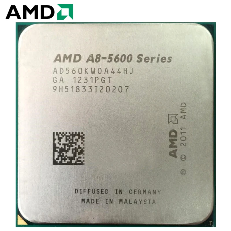 Процессор AMD A8 четырехъядерный процессор A8-5600 5600K 5600 для ПК 3 6 ГГц разъем FM2 AD560KWOA44HJ