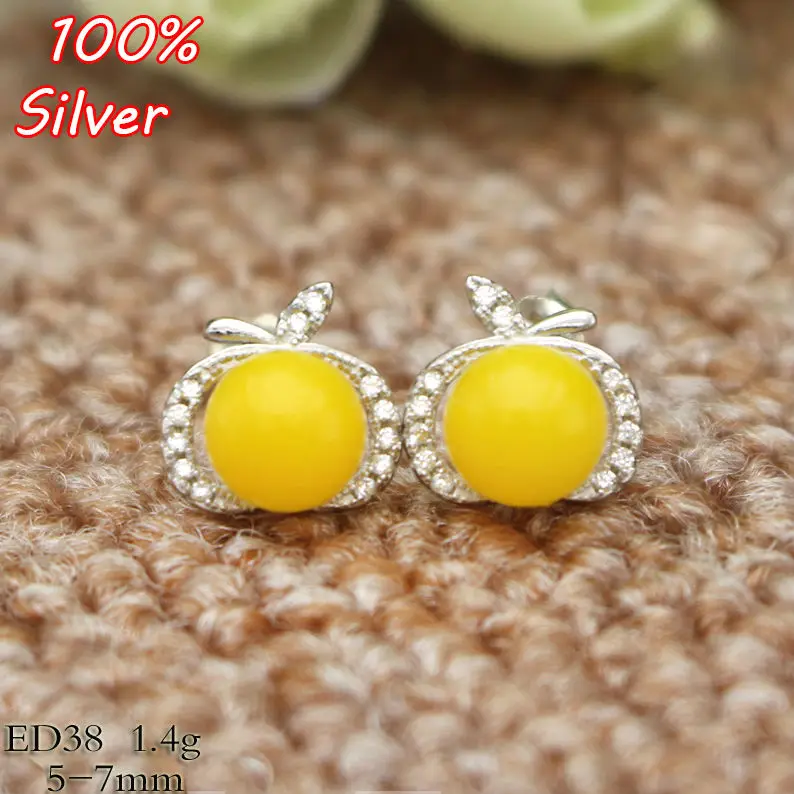 

100%925 Sterling Silver Earrings Blank Jewelry with Fit 5-7mm Antique Bronze Base Tray for Diy Jewelry Fittings