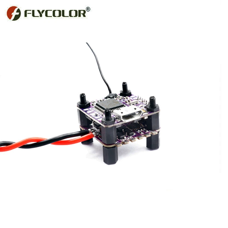 Купи FATJAY Flycolor Raptor Micro Tower 4A Контроллер полета 4 в 1 4A ESC BLHeli-S прошивка для 80-90 мм Multi RC drones за 2,333 рублей в магазине AliExpress