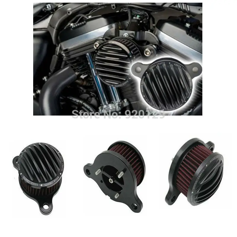 Black Air Cleaner Intake Filter For Harley Sportster XL 883 1200 2004 2005 2006 2007 2008 2009 2010 2011 2012 2013 2014 Black Air Cleaner Intake Filter For Harley Sportster XL 883 1200 2004 2005 2006 2007 2008 2009 2010 2011 2012 2013 2014