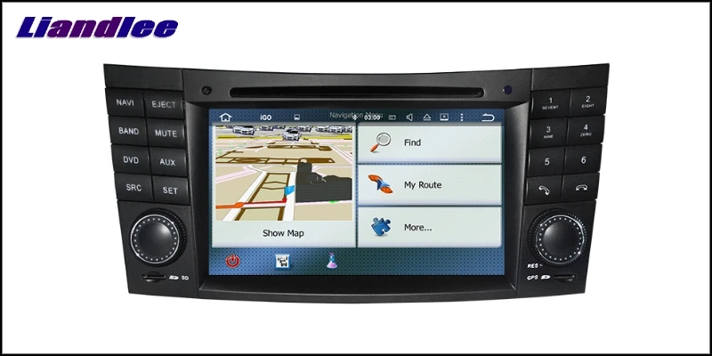 Liandlee Car Multimedia Player NAVI For Mercedes Benz CLS W219 MB 2004~2011 Car Touch Screen Radio DVD Stereo GPS Navigation 12