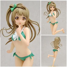 ZXZ Love Live Sexy bikini Minami Kotori Minami swimsuit Anime PVC figure Toys Action Figure Toys Collection Model Gifts 18cm