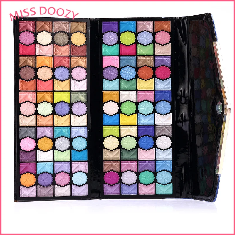 MISS DOOZY Brand Makeup 120 Colors Balm Eyeshadow Pallete Glitter Matte Desert Eye Shadow Palette Cosmetic Makeup box