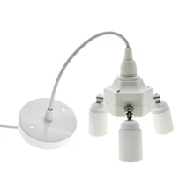 E27 подвесной кулон свет лампы адаптер держатель гнезда 7 в 1 или 4 в 1 регулируемый