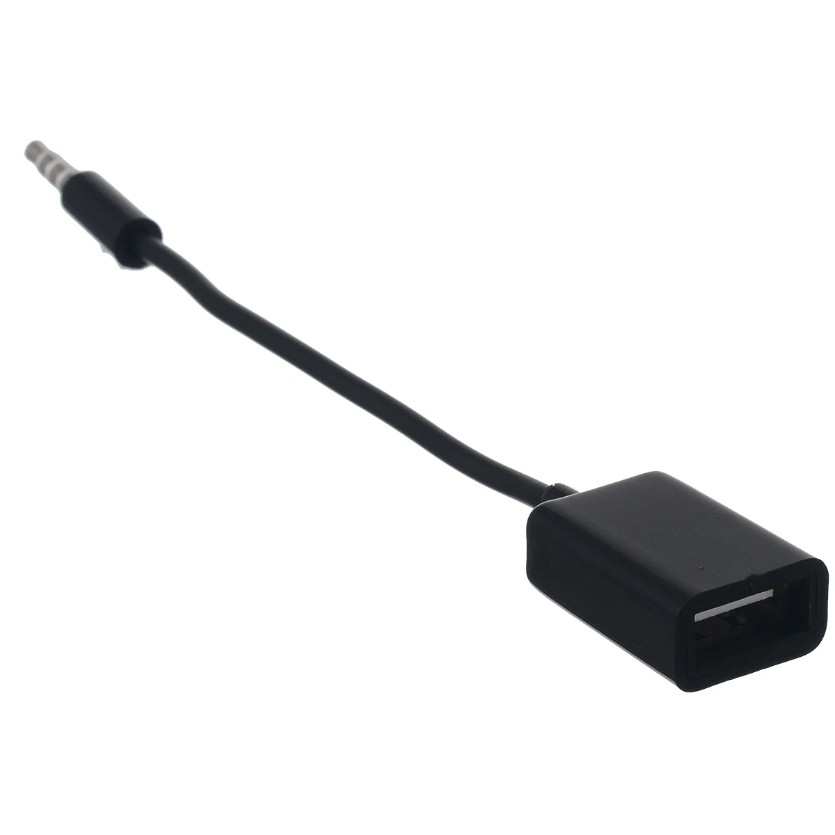 Car Electronics Accessories 1pc 3.5mm MP3 Male AUX Audio Plug Jack To USB 2.0 Female Converter Cable Cord for All Car