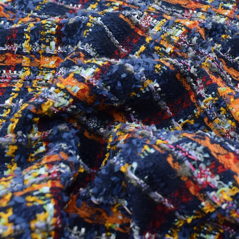 Модная цветная шерстяная мягкая твидовая ткань для платья пальто telas por metros tissu au metre tecido tela tissus Рождество