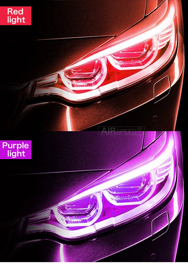 Car LED DRL Headlight Strip Daytime Running Lights Turn Signal Lamp for Mercedes Benz CLA W205 W204 W203 W211 W212 Accessories (10)