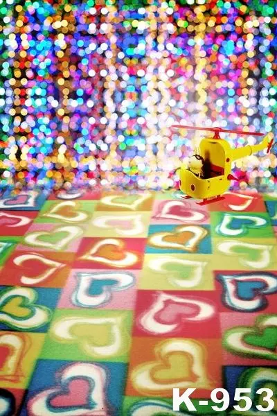 5 7ft Painted Backdrops Dot Lighting Dream font b Photo b font Backgrounds Child Muslin Backdrops