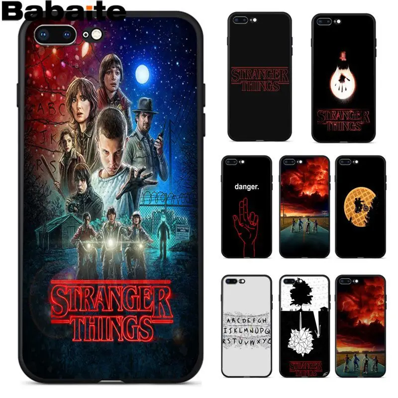 

Babaite should i stay or should i go Stranger Things Newly Transparent Phone Case for iPhone 8 7 6 6S Plus 5 5S SE XR X XS MAX