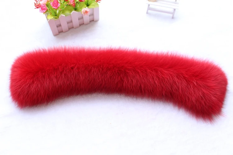 natural fox fur collar scarf (18)