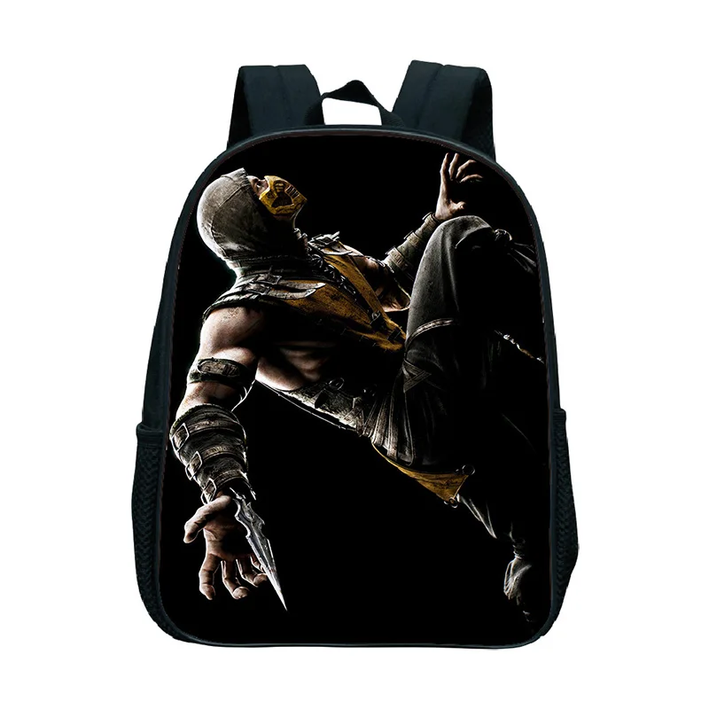 Скорпион в mmoral Kombat X маска школьные сумки для детей мини книга Mochilas красивый узор для малышей детский сад рюкзак