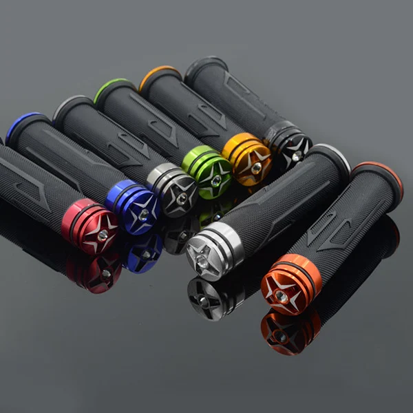 2Pcs 7 8 22mm Rubber Motorcycle HandleBar Handle Bar Motorbikes Hand Grips CSL2017