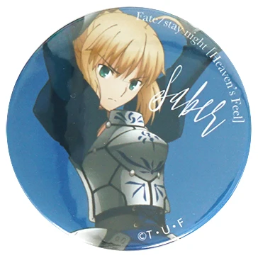 Fate Stay Night Аниме Фигурка широу эмия Рин Тосака лучник Сакура Мату ку чулаинн Gilgamesh металлический значок брошь булавки - Окраска металла: 01 Saber