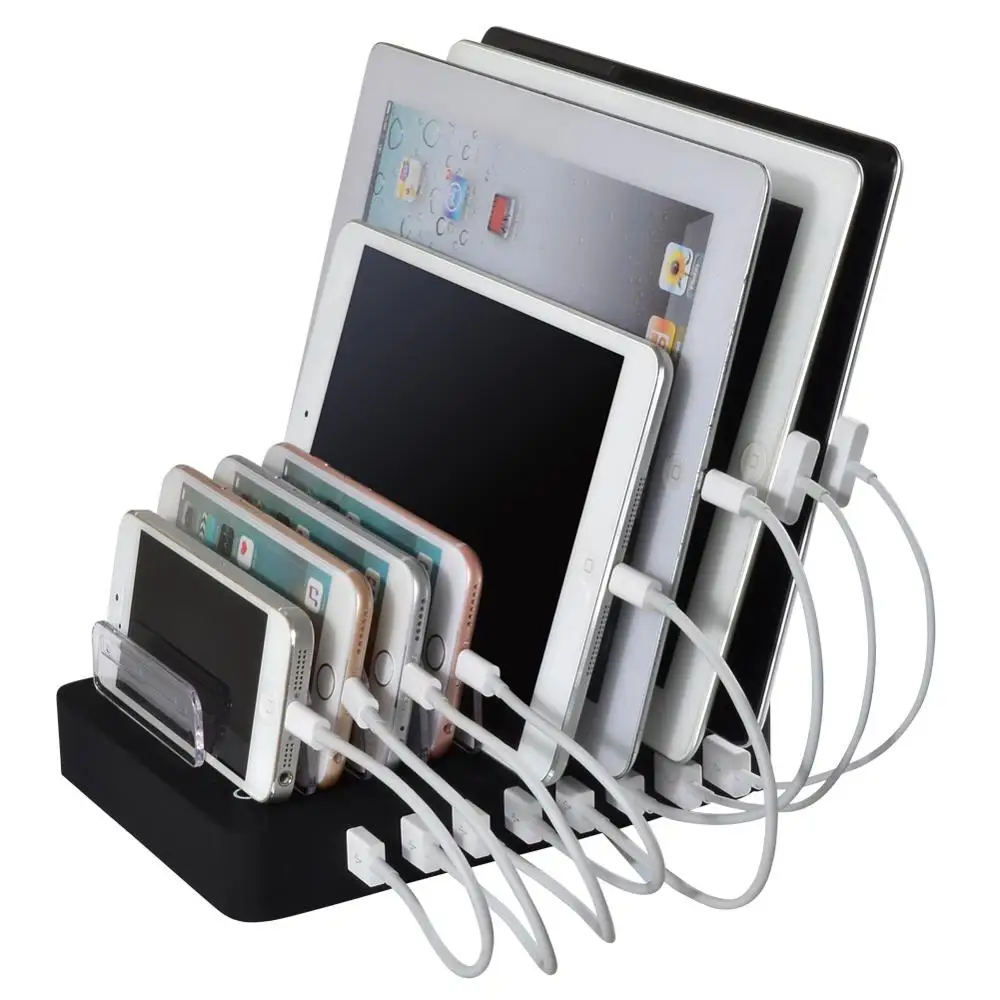 Multi-port Mobile Phone Charger 8-port USB 2.4A 96W Smart Phone Charging Station for Mobile Phone Tablet Multi-port Mobile Phone Charger 8-port USB 2.4A 96W Smart Phone Charging Station for Mobile Phone Tablet