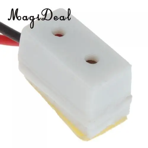 Dollhouse Miniature 9V Battery Connector w/ Wire and Single Receptacle LA005 for Doll House Room Box House Model Furniture Toys