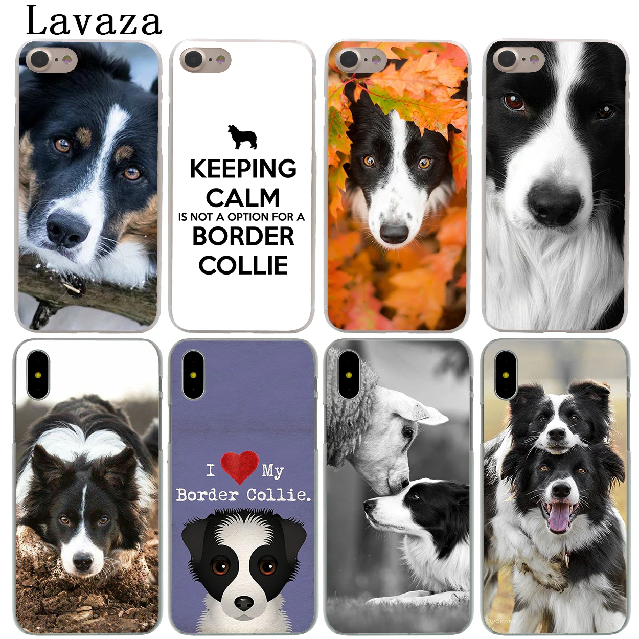 Lavaza Border Collie lovely Dog Hard Phone Case for iPhone XR X 11 Pro XS Max 7 8 6 6S 5 5S SE 4S 4 10 Cover|Бамперы| |