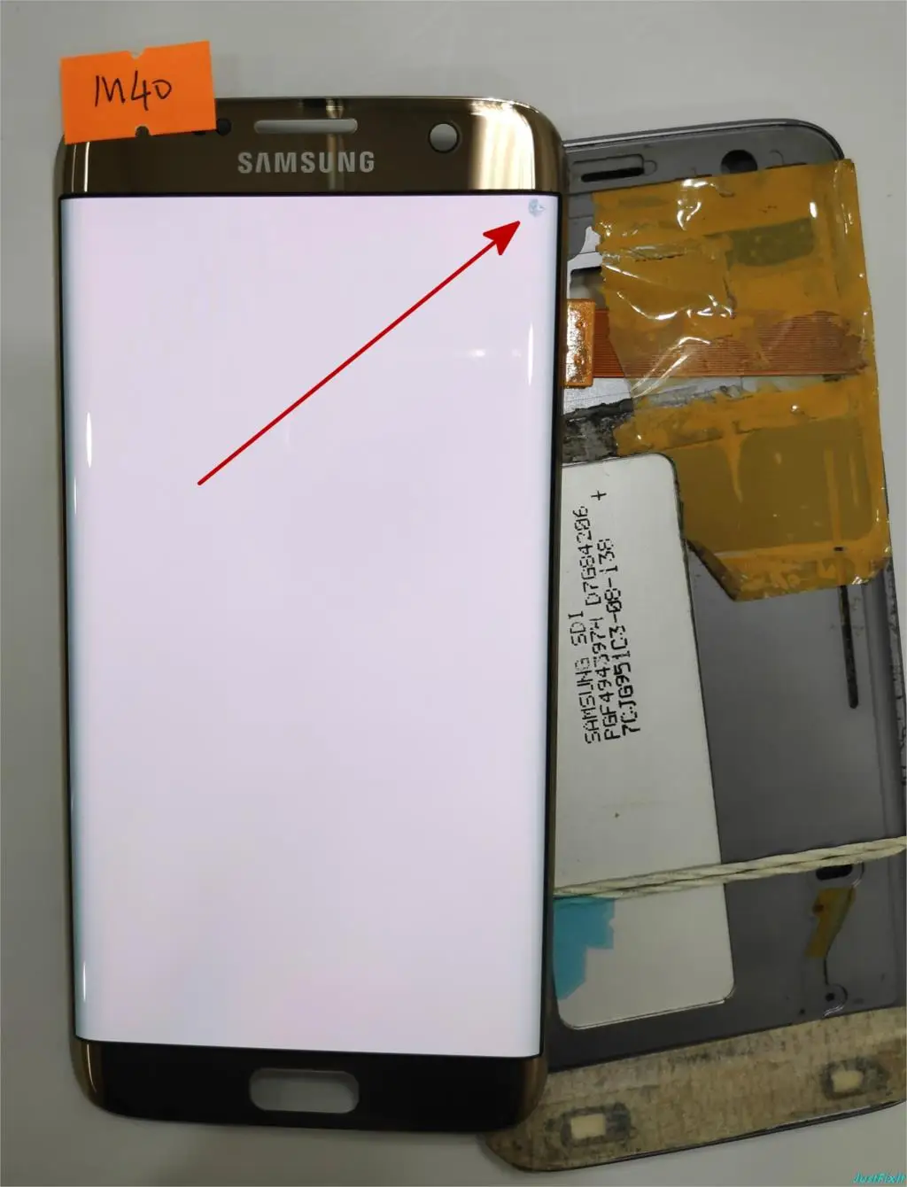 

NO.M40 for Samsung Galaxy S7 edge G935F G935A G935FD Defect lcd display with touch screen Digitizer 5.5'' Super AMOLED Gold