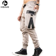 Hochwertige mode für männer hosen hip hop Hosen weiß/schwarz/Khaki bleistift hosen Ovsized casual männlichen Streetwear voll hosen