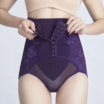 

Women Firm Tummy Control Panties Body Shaper Shapewear with Hooks Waist Trainer Butt Lifter Postpartum Recovery Underwear