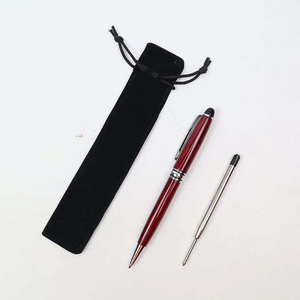 Высококачественная металлическая Роскошная шариковая ручка 0,7 мм, синие/черные чернила, Заправка для бизнес письма, офиса, школы, принадлежности, отправка 1 заправка