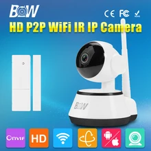 BW IP Surveillance font b Camera b font P2P HD 720P Wireless Wifi MegaPixel Lens Filter