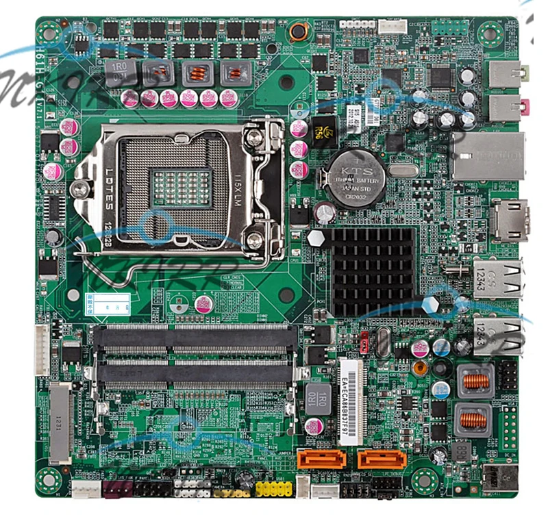  100% work H61H-G11 V:7.1 15-G77-017102 H61 DDR3 LGA1155 MotherBoard SYSTEM BOARD SATA2 Mini-ITX HDM