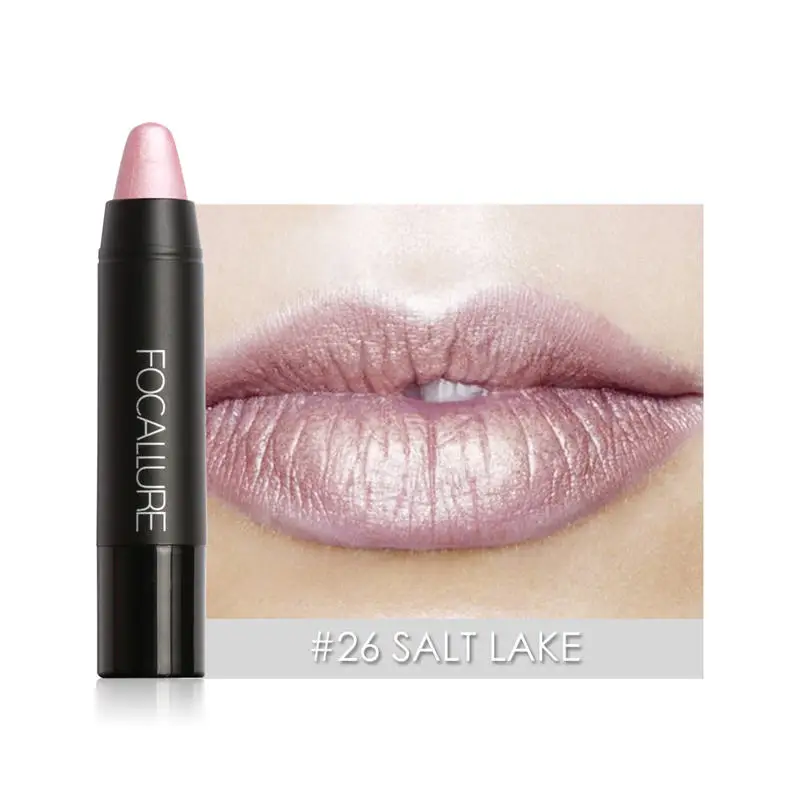 

FOCALLURE dumb light red pen Foggy face Metallic lipstick Durable decolorization