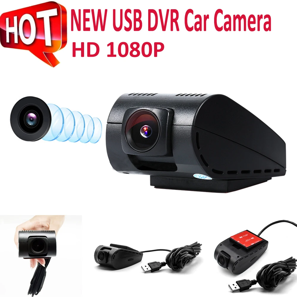 

Rhythm USB Car DVR Camera Driving Recorder HD 1080P Video For Android 4.4 5.1 6.0 Night Vision 140-170 Degree Wide Angle