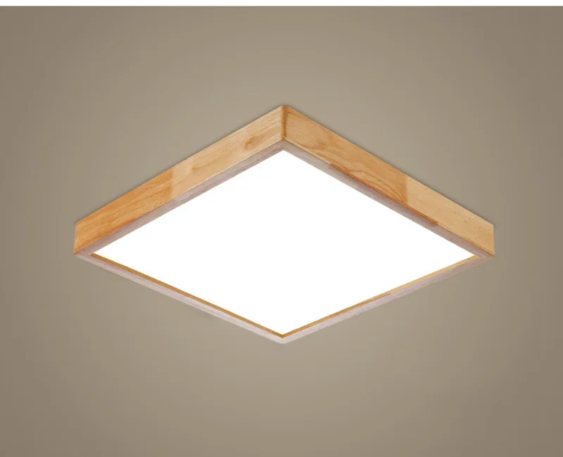 Simple Wooden Ceiling Lights Japan Style Warm Bedroom Living Room Cafe Home Lighting Ceiling Lighting Solid Wood Ceiling Lamp 220V (13)