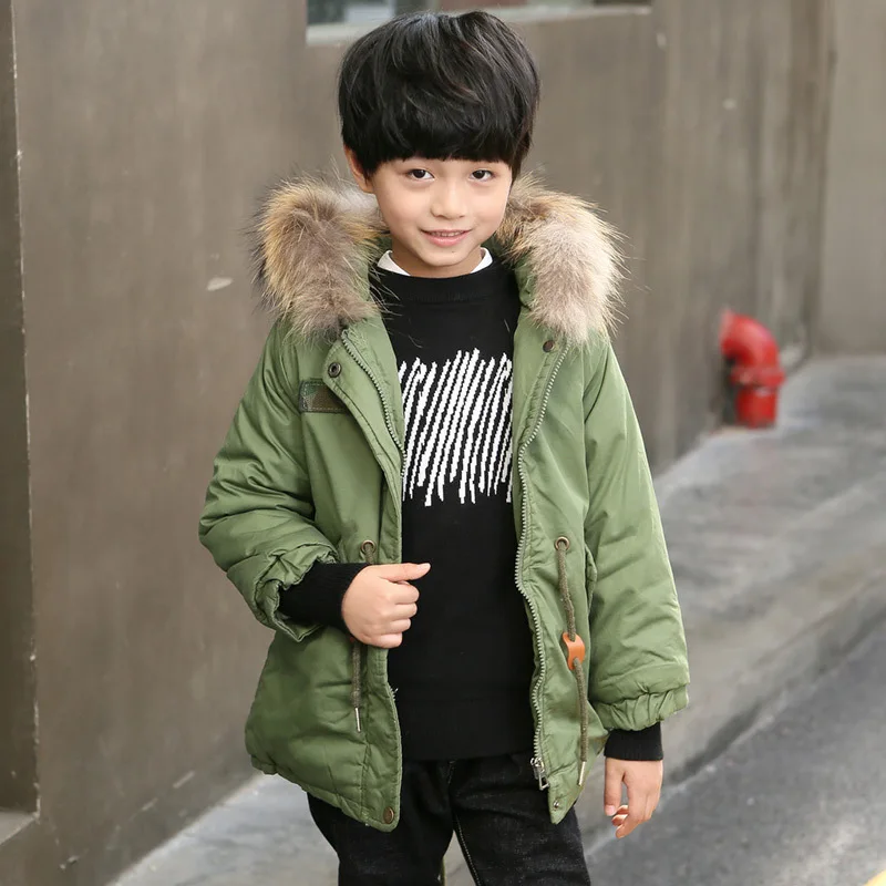

Children 2018 Fashion Winter Cotton Padded Jacket Clothing Warm For Girls Boys Thickening Warm Children Jackets Hooded Coats