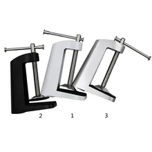 Светодиодный светильник из нержавеющей стали с зажимом типа «гусиная шея», фиксированный держатель, машинный светильник s DIY, удерживающие основания для дома, настольные лампы, Офисная настольная лампа