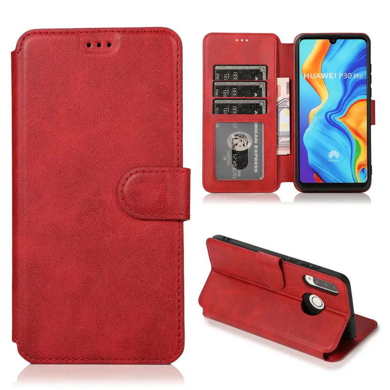 Чехол P30 для huawei lite pro Nova 4E P30lite P30pro кожаный чехол с откидной крышкой телефона