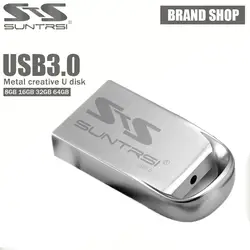 Suntrsi USB 3,0 флэш-накопитель 32 ГБ Флешка Водонепроницаемый внешних накопителей реального Ёмкость 64 ГБ USB Stick 16 ГБ флешки personalizado