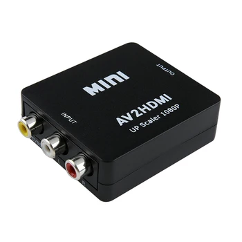 

Mini AV to HDMI Video Converter Box AV2HDMI RCA AV HDMI CVBS to HDMI Adapter for HDTV TV PS3 PS4 PC DVD Xbox Projector