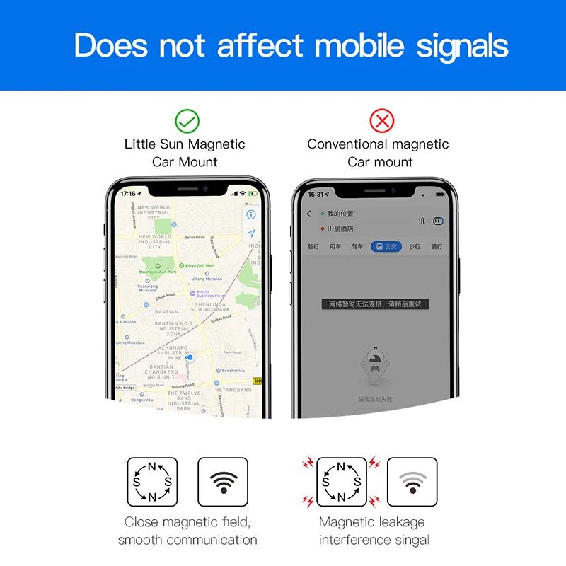 Магнитный автомобильный держатель Baseus для телефона iPhone Samsung Магнитная подставка