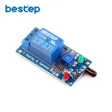 1PCS Flame Sensor Module 12V Relay Module in Flame Fire Detection Fire Alarm