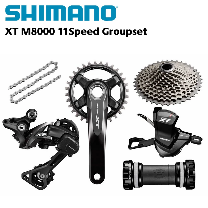 Ideaal tent club Shimano Deore XT M8000 Aandrijflijn bike fiets mtb Groep set Groepset 1x11  s 11 speed 11 40 t 11 42 t 11 46 t vs sram x0 x1 xx1|mtb group set|deore xt  m8000xt m8000 - AliExpress