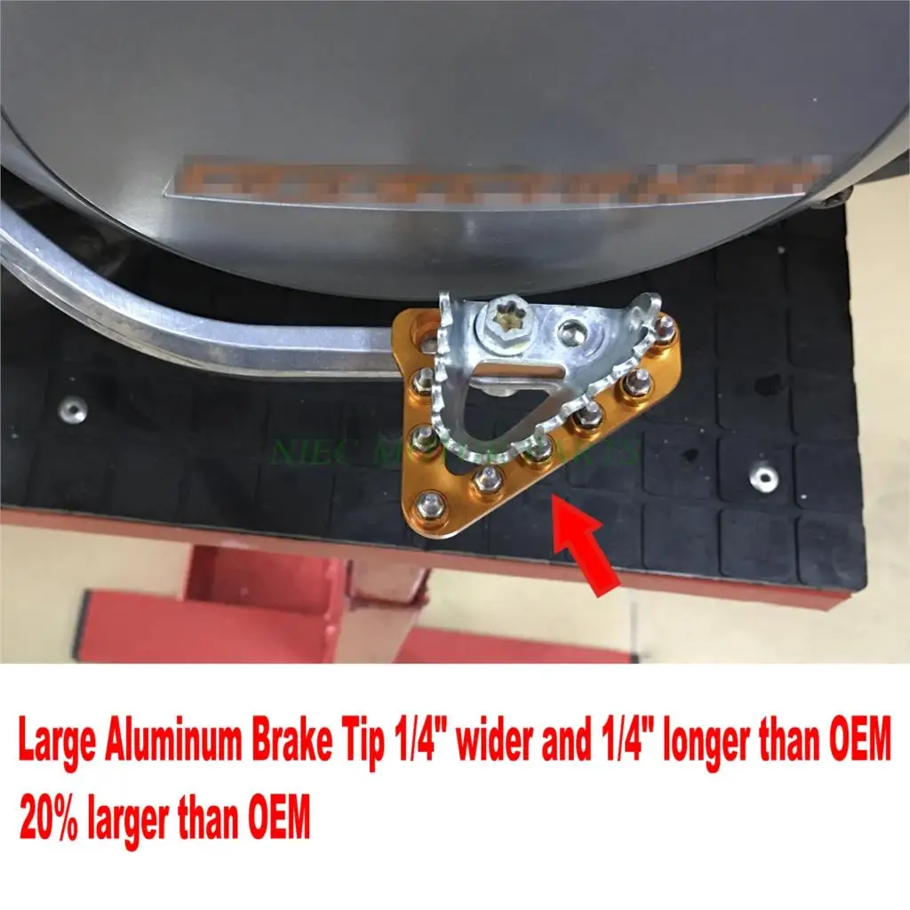 20% большой CNC задняя тормозная педаль ступенчатый наконечник для Husaberg FE TE FS FX Husqvarna