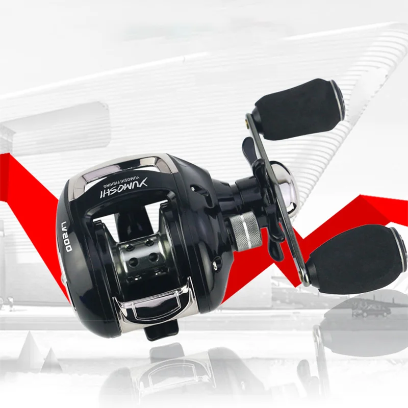 

YUMOSHI12 + 1 Bearings Left/Right Hand Baitcasting Reel 6.2:1 Crap Fishing Reel Magnetic and Centrifugal Dual Brake System JC