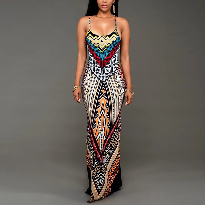 Women Beach Dress Print African Clothes For Women Summer Long Dress Femme Maxi Dress Plus Size Slip Dress Robe Longue 2017 Tunic womens-long-maxi-dresses : image Women Beach Dress Print African Clothes For Women Summer Long Dress Femme Maxi Dress Plus Size Slip Dress Robe Longue 2017 Tunic womens-long-maxi-dresses