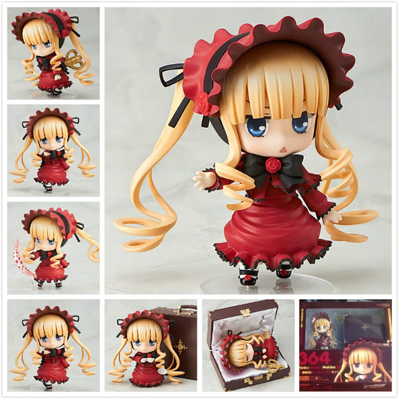 Anime Rozen Maiden Nendoroid Shinku Action Figure 364# Shinku Doll PVC Action Figure Collectible Model Toy Doll 10cm KT3717 Anime Rozen Maiden Nendoroid Shinku Action Figure 364# Shinku Doll PVC Action Figure Collectible Model Toy Doll 10cm KT3717