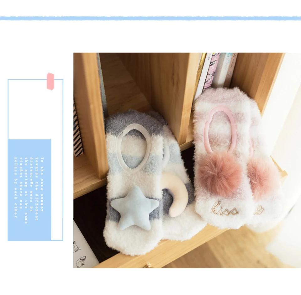Thickening Keep Warm socks Women Lovely Plush Sleep Ladies Funny Cute Socks Hosiery Winter kawaii Boat Sock Winter Soft Home (8)