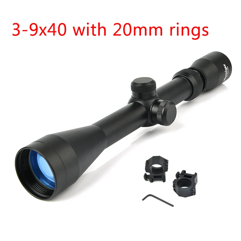 Bestsight 3-9x40 охотничьи прицелы 4-16x40 оптика винтовки прицелы 6-24x50 тактический прицел страйкбол воздушные пистолеты снайперская винтовка прицел - Цвет: 3-9X40-20