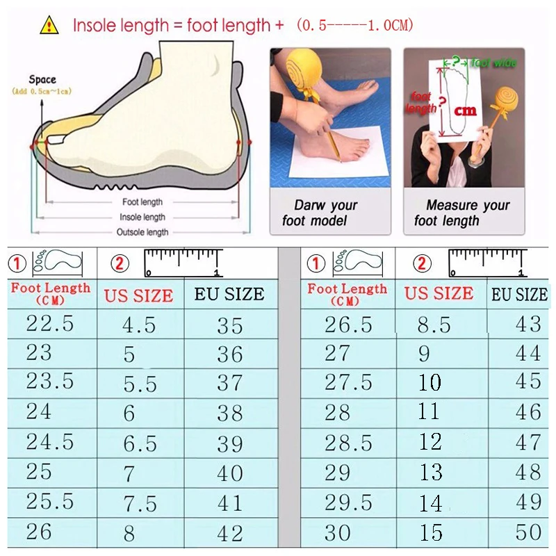 NEW SIZE CHART
