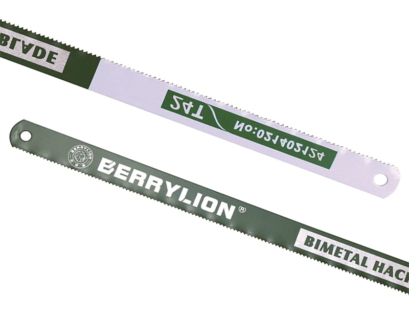 BERRYLION 10 шт. биметаллическое ножовочное лезвие 12 ''/300 мм ручная пила 18 T/24 T универсальная пила для резки нержавеющая сталь металл дерево инструменты